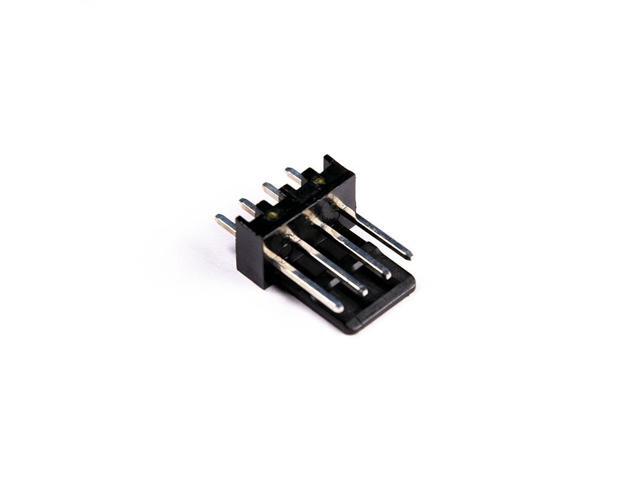 MMM 4-Pin Male Fan Header - Solder - Black (MOD-0252)