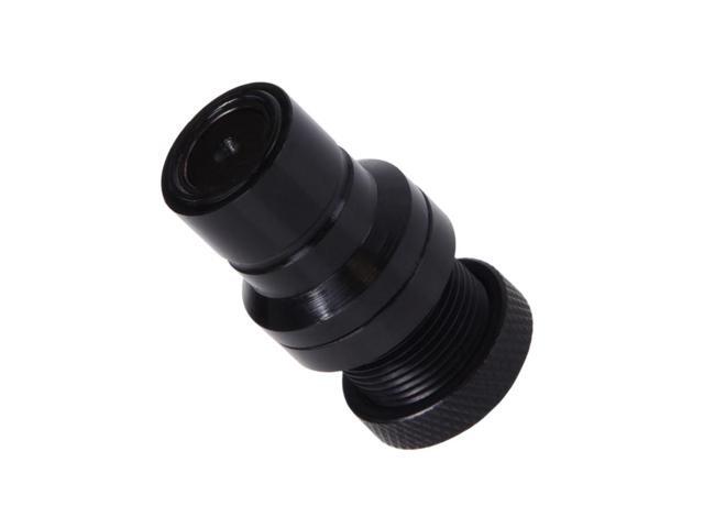alphacool eiszapfen quick coupling male bulkhead g1/4 inner thread - deep black