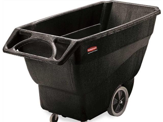 RUBBERMAID FG9T1300BLA 1/2 cu. yd. 450 lb. Tilt Truck