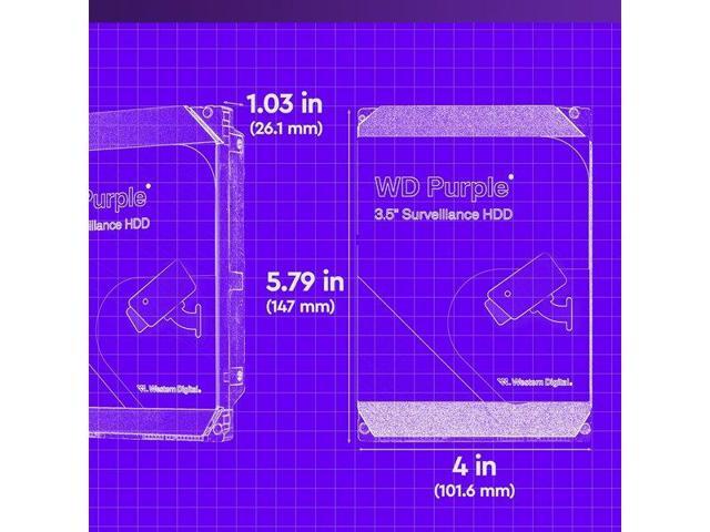 WD - Purple 4TB Surveillance Internal Hard Drive - image 4