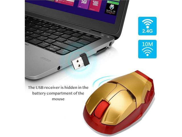 WFB Ergonomic Wireless Computer Mouse for Kids, 2.4 G Portable Noiseless Mouse Optical Mice with USB Receiver for Notebook PC Laptop Computer Mac...