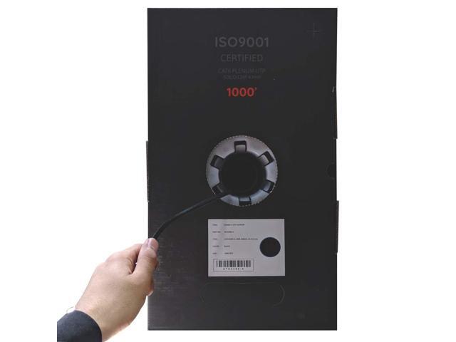 ATS Cables CAT6 Plenum (CMP) Cable 1000FT DSX-8000 Network Analyzer Test Passed 23AWG UTP 4Pair, Solid 550MHz Ethernet Cables 10Gb, Available...