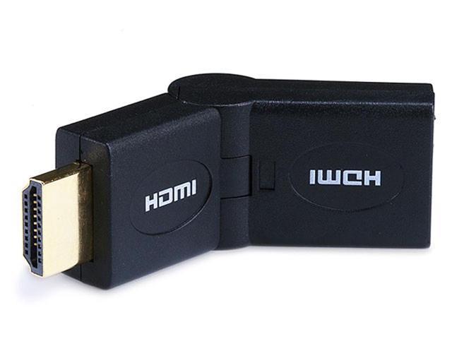 Monoprice HDMI Port Saver Adapter (Male to Female) 90 Degrees Swivel
