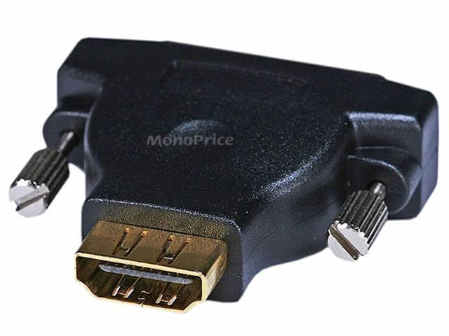 Monoprice M1-D(P & D) Male to HDMI Female Adapter (Gold Plated Connector) For Use With M1 Ports On Infocus Projectors
