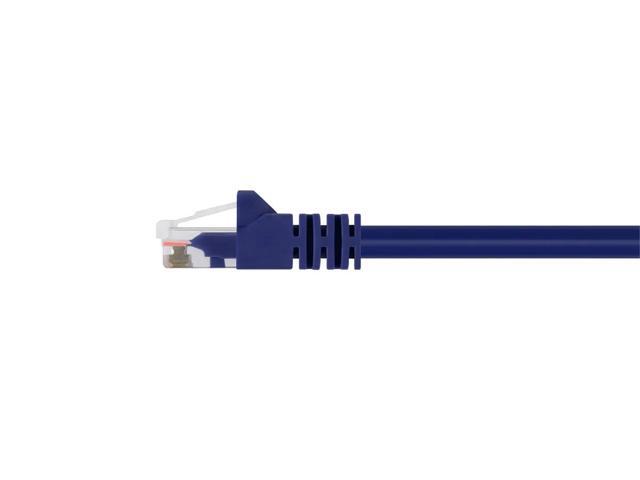 Monoprice Cat6 Ethernet Patch Cable - 10 Feet - Purple Network Internet Cord - RJ45, Stranded, 550Mhz, UTP, Pure Bare Copper Wire, 24AWG