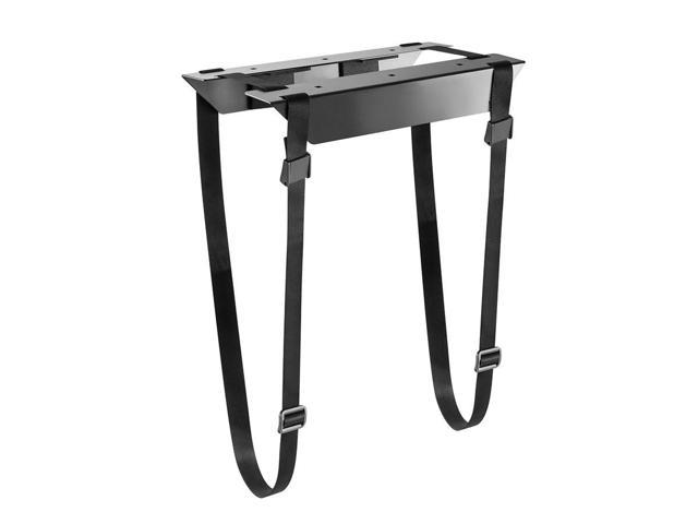 Monoprice Computer Case CPU Tower Holder, Low Profile Under Desk Mount, Designed For Use With Sit-Stand Desks - Workstream Collection