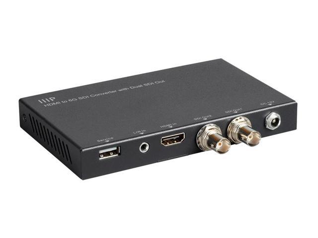 HDMI to 6G SDI Converter with Dual SDI Out, Automatically detects the HDMI input signal