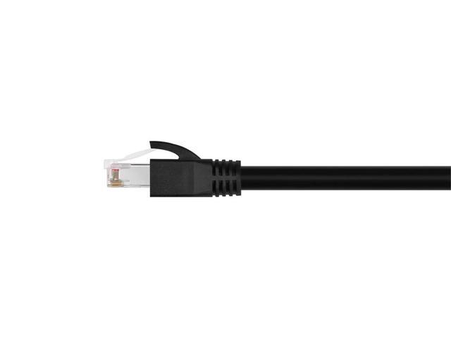 Monoprice Cat6 Ethernet Network Patch Cable - 50 feet - Black 23AWG, F/UTP, CMP, Plenum rated - Entegrade Series