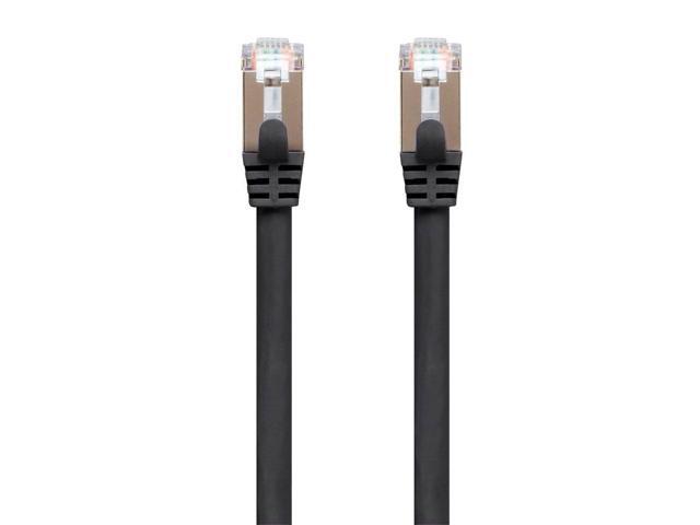 MonoPrice 15ft Cat7 Snagless Shielded STP Network Patch Cable Black 31353