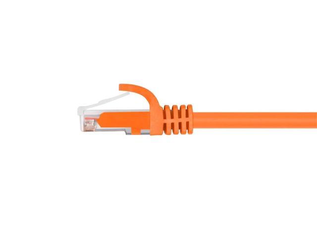 Monoprice Cat5e Ethernet Patch Cable - 3 Feet - Orange Network Internet Cord - Snagless RJ45, Stranded, 350Mhz, UTP, Pure Bare Copper Wire, 24AWG...