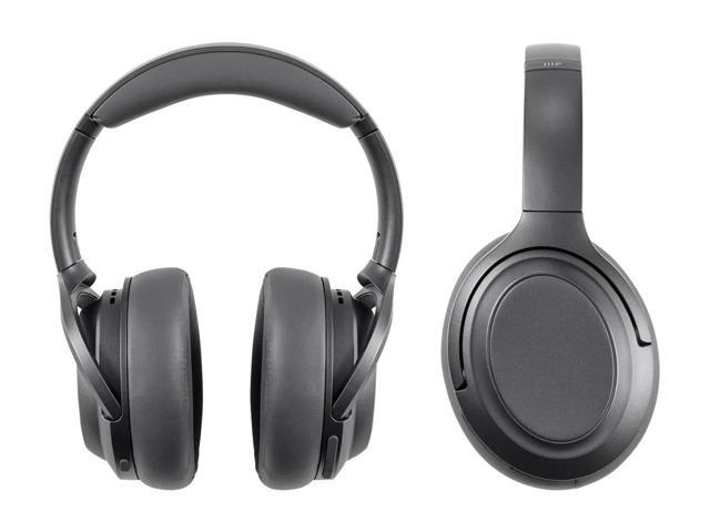 Monoprice BT-600ANC Bluetooth Over Ear Headphones with Active Noise Cancelling (ANC), Qualcomm aptX HD Audio, AAC, Touch Controls, 40hr Playtime