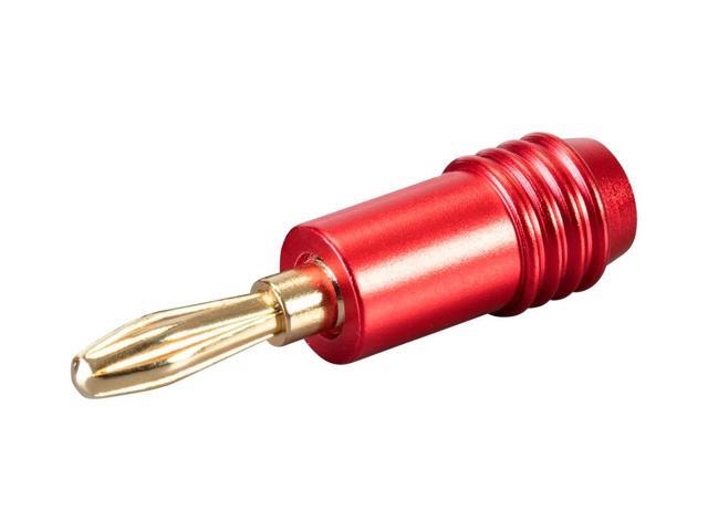 Monoprice 2 Pair Affinity Series 24k Gold Speaker Banana Plug