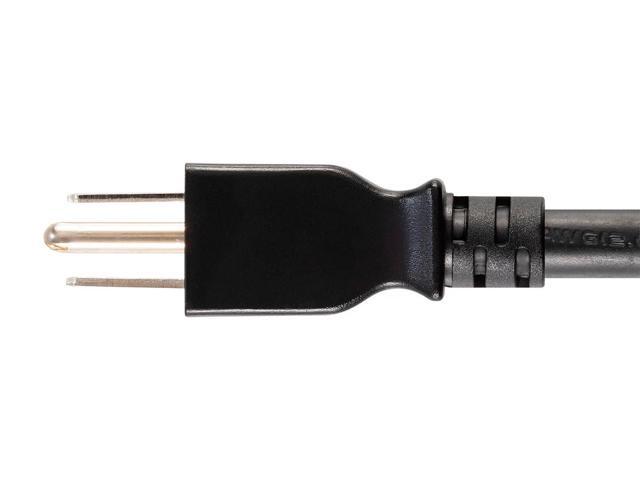 Monoprice Extension Cord - 50 Feet - Black Outdoor NEMA 5-15P to NEMA 5-15R, 14AWG, 15A, 125V, 3-Prong, For Powering Computers, Monitors, and...