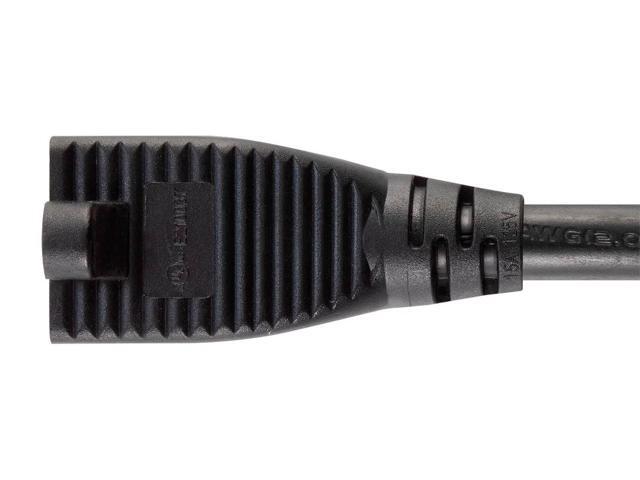 Monoprice Extension Cord - 50 Feet - Black Outdoor NEMA 5-15P to NEMA 5-15R, 14AWG, 15A, 125V, 3-Prong, For Powering Computers, Monitors, and...