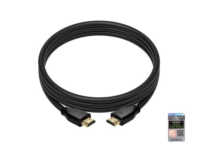 Monoprice 8K HDMI 2.1 Cable - 3 Feet - Black (5 Pack) Certified Ultra High Speed 8k@60Hz 48Gbps Compatible with Sony PS5 / Microsoft / Xbox Series X & S and More - image 3