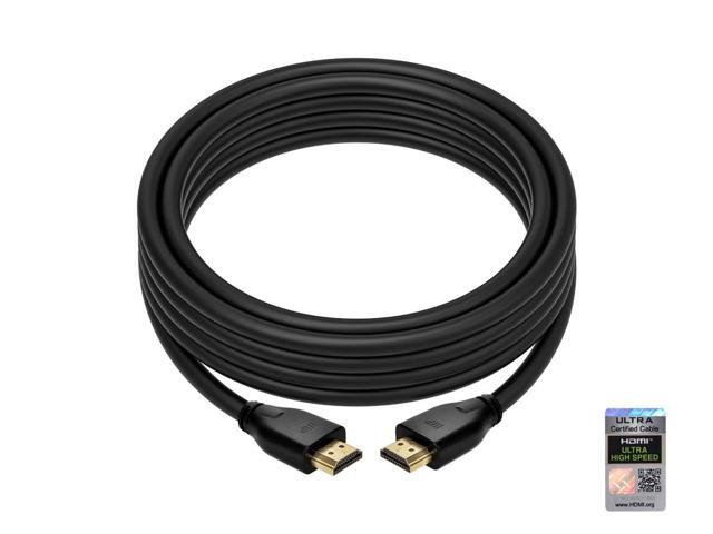 Monoprice 8K HDMI 2.1 Cable - 15 Feet - Black (5 Pack) Certified Ultra High Speed, 8k@60Hz, 48Gbps, Compatible with Sony PS5 / Microsoft / Xbox...
