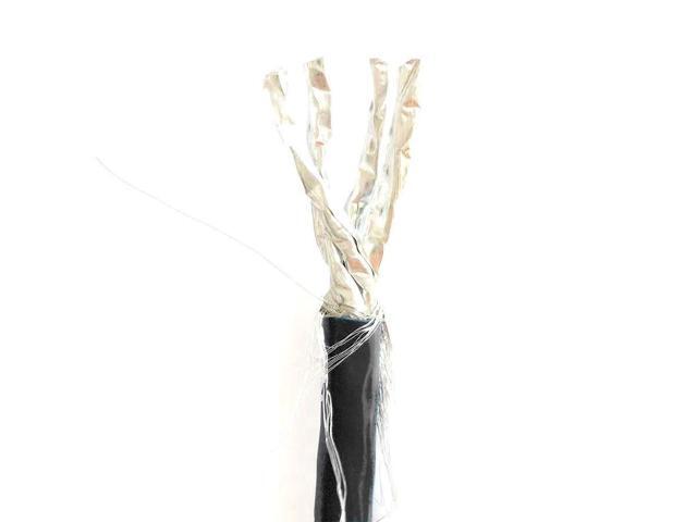 Monoprice Cat8 Network Cable - 250 Feet Bulk - Black 2GHz, S/FTP Shielded, Solid, 22AWG, 40G, Bare Copper, For Ethernet Switch, Modem, Router -...