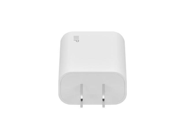Monoprice 20W USB-C Fast Wall Charger Compatible with iPhones, iPad mini, Samsung Galaxy S, AirPods, Nintendo Switch, Smart Watches