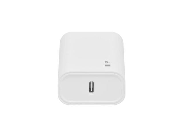 Monoprice 20W USB-C Fast Wall Charger Compatible with iPhones, iPad mini, Samsung Galaxy S, AirPods, Nintendo Switch, Smart Watches