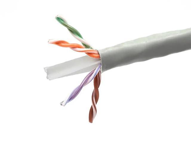 Monoprice Cat6 Ethernet Bulk Cable - 1000 Feet - Gray Network Internet Cord - Solid, 550Mhz, UTP, CMP, Plenum, Pure Bare Copper Wire, 23AWG, No Logo