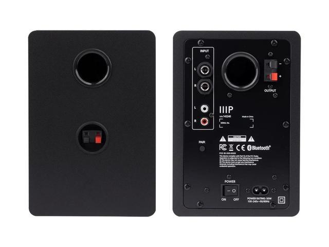 Monoprice DT-3BT 50-Watt Multimedia PC Desktop Powered Speakers with Bluetooth, For Home, Office, Gaming, or Entertainment Setup