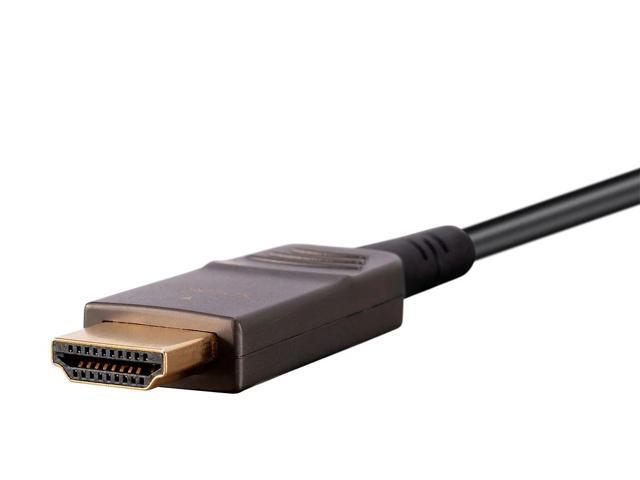 Monoprice HDMI Cable - 100 Feet - Black | Ultra High Speed 8K@120Hz Dynamic HDR 48Gbps Fiber Optic eARC AOC YCbCr 4:4:4 Compatible with PS 5 / PS 5 Digital Edition / Xbox Series X & S and More - image 3