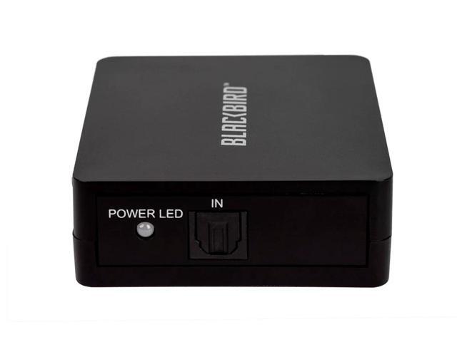 Monoprice Toslink Digital Optical S/PDIF 1x3 Splitter, Supports LPCM, DTS, and Dolby Digital, USB Powered, For Blu-Ray, PS4, HDTV, Xbox, DVD