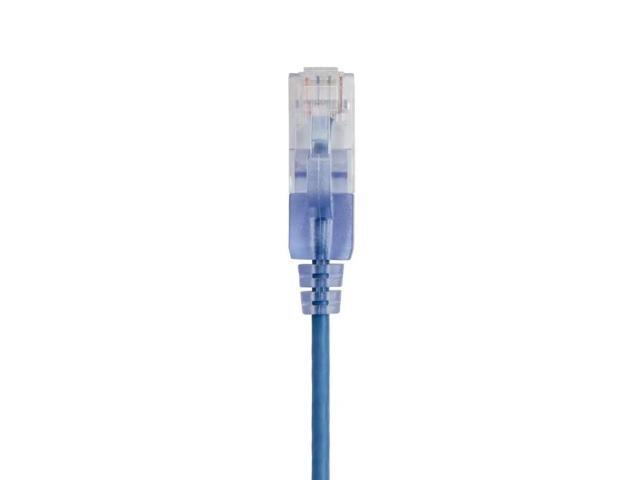 Monoprice Cat6A Patch Ethernet Cable - 14 Feet - Blue UTP, 30AWG, 10G, Pure Bare Copper, Snagless RJ45, For Computer Networking Cable, LAN,...