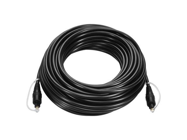 Monoprice S/PDIF (Toslink) Digital Optical Audio Cable - 40 Feet Gold Plated Ferrule, Molded Strain Relief