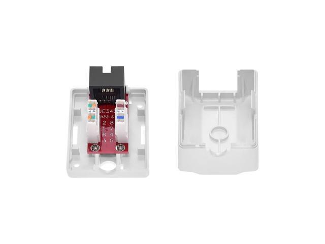 Monoprice 1-port Cat6 Surface Mount Box - White