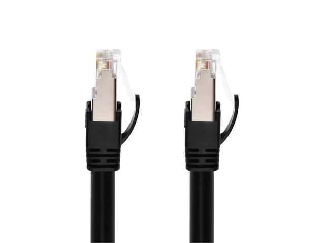 Monoprice Cat6A PoE Patch Cable - 5 Feet - Black 100W, PoE ++ (IEEE 802.3af/at/bt), UTP, 22AWG, 500MHz, Pure Bare Copper, Shielded RJ45, Ethernet...
