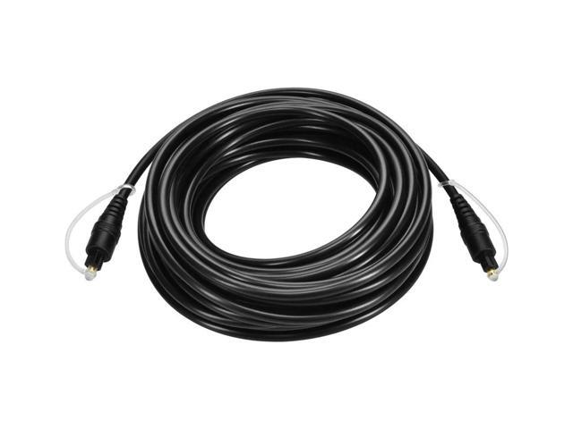 Monoprice S/PDIF (Toslink) Digital Optical Audio Cable - 25 Feet Gold Plated Ferrule,Molded Strain Relief