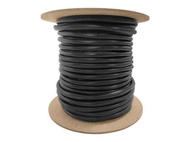 Monoprice Speaker Wire, CL2 Rated, 2-Conductor, 12AWG, 100ft, Black