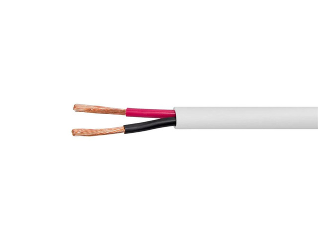 Monoprice Access Series 12 Gauge AWG CL3 Rated 2 Conductor Speaker Wire / Cable - 1000ft Fire Safety In Wall Rated, Jacketed In White PVC Material...