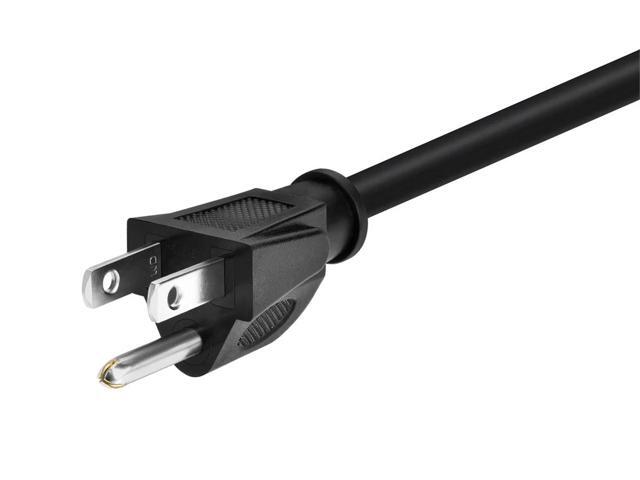 Monoprice Power Cord Splitter - 6 Feet - Black NEMA 5-15P to 2x NEMA 5-15R, 16AWG, 13A, SJT, Plug Two Devices into a Single Power Outlet