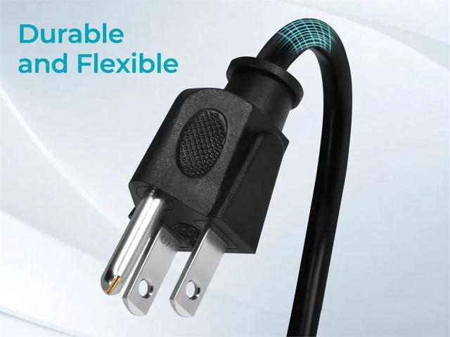 Monoprice Power Cord Splitter - 6 Feet - Black NEMA 5-15P to 2x NEMA 5-15R, 16AWG, 13A, SJT, Plug Two Devices into a Single Power Outlet