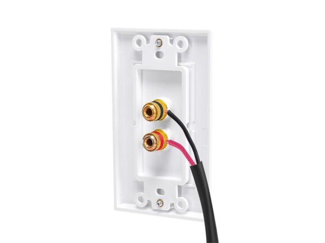 Monoprice Speaker Wire, CL2 Rated, 2-Conductor, 14AWG, 100ft, Black