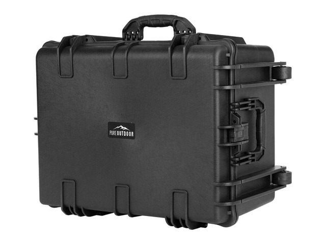 Monoprice Weatherproof Hard Case - 26' x 20' x 14' With Wheels and Customizable Foam, IP67 Level Dust And Water Protection