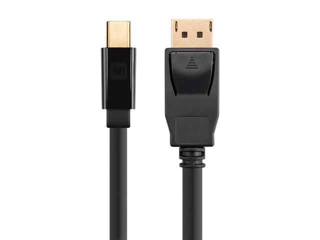 Monoprice Mini DisplayPort 1.2 to DisplayPort Cable - 10 Feet, 4K Capable, Supports 3D Video - Select Series