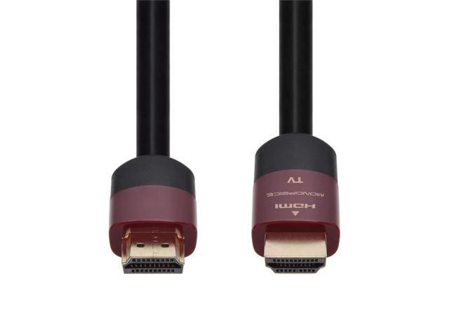 Monoprice HDMI Cable - 60 Feet - Black High Speed, Active Chipset, 4k@24Hz, 10.2Gbps, 24AWG, YUV 4:2:0, CL2 - Cabernet Ultra Series