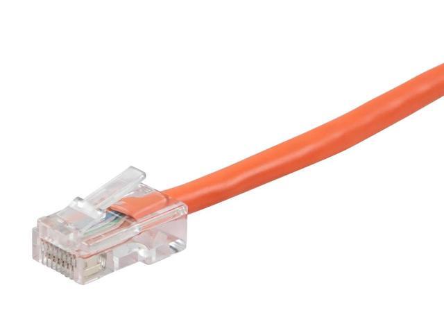 Monoprice Cat6 Ethernet Patch Cable - 3 Feet - Orange Network Internet Cord - RJ45, Stranded, 550Mhz, UTP, Pure Bare Copper Wire, 24AWG -...