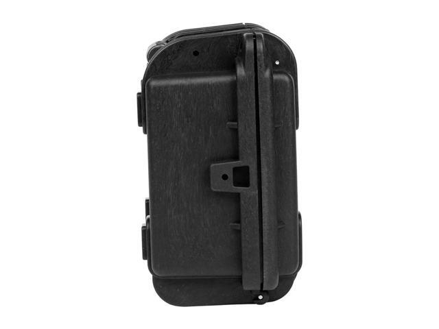Monoprice Weatherproof Hard Case - 8in x 7in x 4in With Customizable Foam, IP67, Shockproof, Customizable Name Plate