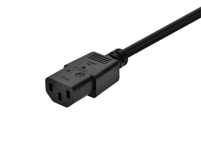 Monoprice Power Cord - 6 Feet - Black AS/NZS 3112 (Australia/New Zealand) to IEC 60320 C13, 18 AWG, 5A/1250W, 250V