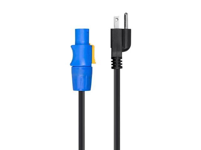 Monoprice Pro Power Cable - 1.5 Feet 16 AWG NEMA 5-15P to powerCON Connector - Stage Right