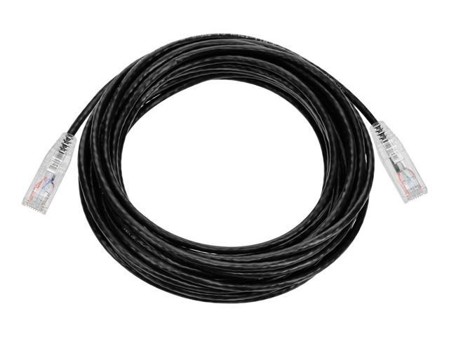 Monoprice Cat6 Ethernet Patch Cable - 20 Feet - Black Network Internet Cord - Snagless RJ45 Stranded 550MHz UTP CMR Riser Rated Pure Bare Copper...