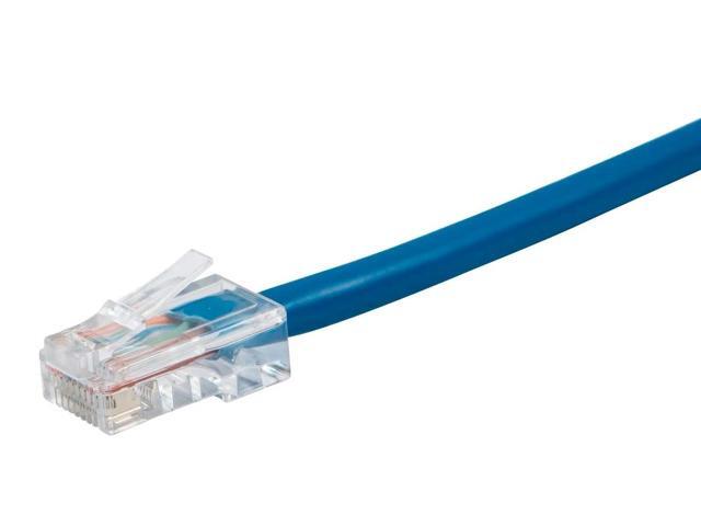 Monoprice Cat5e Ethernet Patch Cable - 25 Feet - Blue, RJ45, Stranded, 350Mhz, UTP, Pure Bare Copper Wire, 24AWG - Zeroboot Series