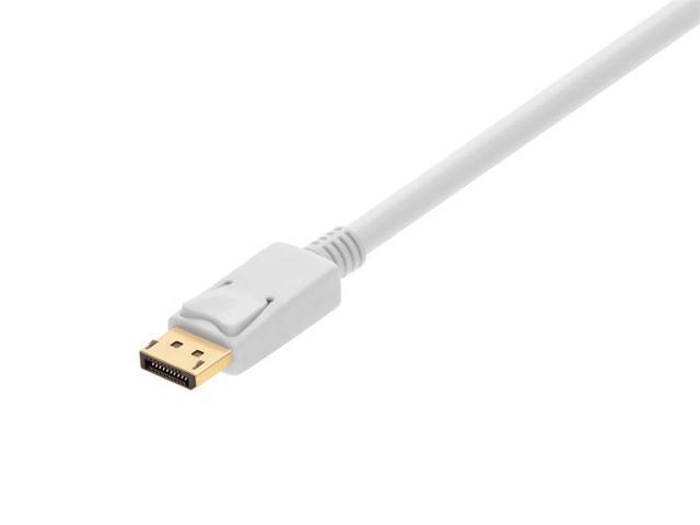 Monoprice DisplayPort to VGA Cable - 10 Feet - White 28AWG, Gold Plated Connectors