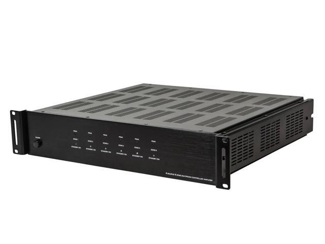 6 Zone Home Audio Multizone Controller and Amplifier Kit