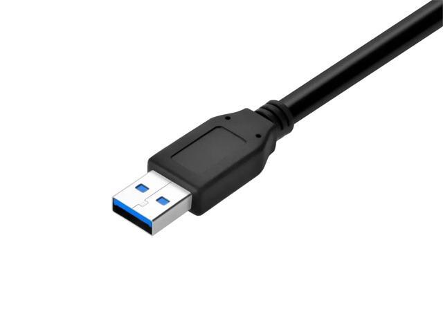 Monoprice USB 3.0 Active Extension Cable - 5 Meter - Black USB Type-A Male to USB Type-A Female, 10 times faster than USB 2.0