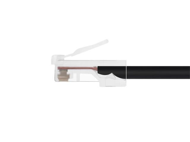 Monoprice Cat5e Ethernet Patch Cable - 10 Feet - Black, RJ45, Stranded, 350Mhz, UTP, Pure Bare Copper Wire, 24AWG - Zeroboot Series